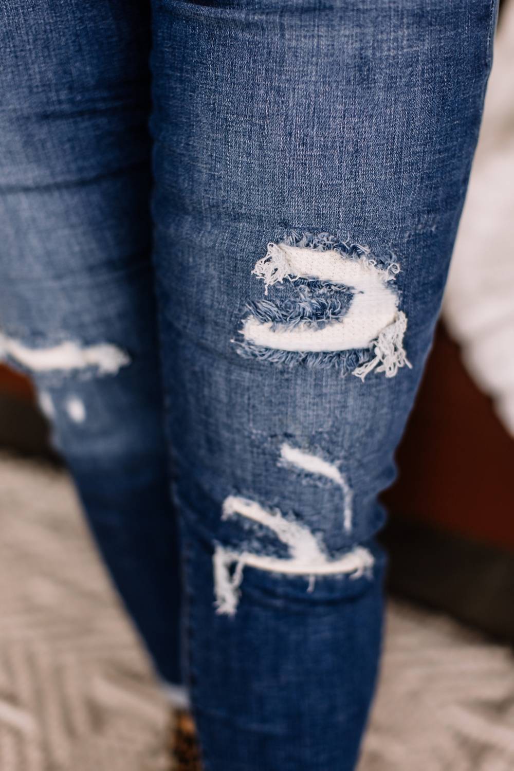 Judy Blue - Some Like It Hot Thermal Patch Boyfriend Jeans