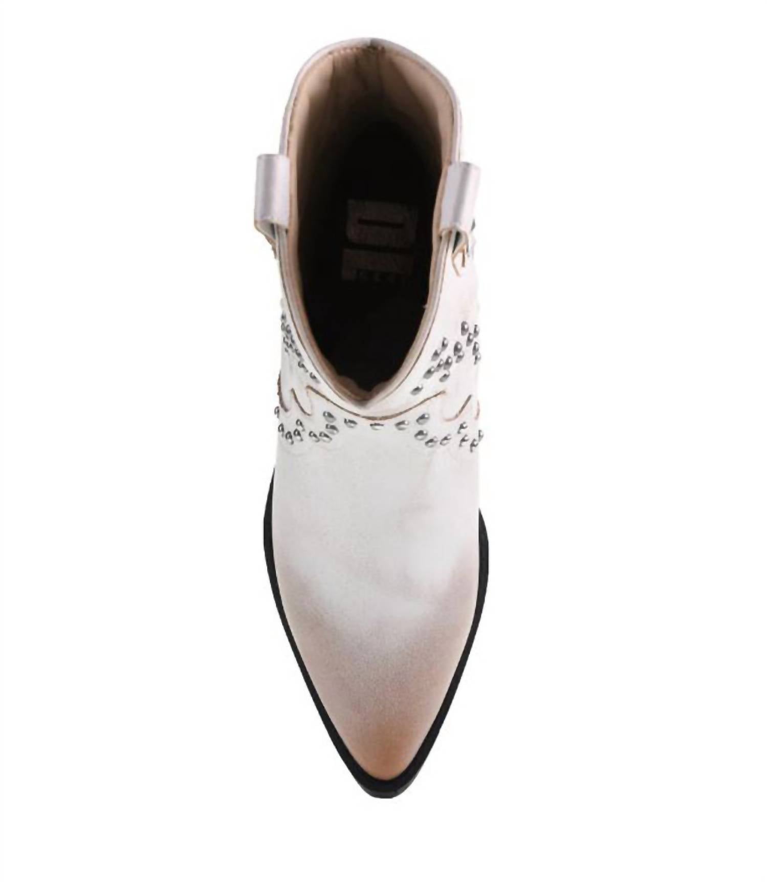 CHINESE LAUNDRY Women's Nowhere Burnished Boots in white - women's shoe - alternate view