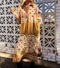 Entro - Sabrina Golden Midi Dress