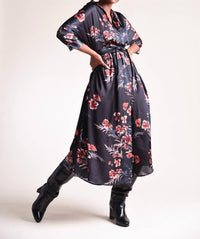 V-Neck Woven Dress