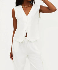 Beach Riot - Darcy Linen Vest