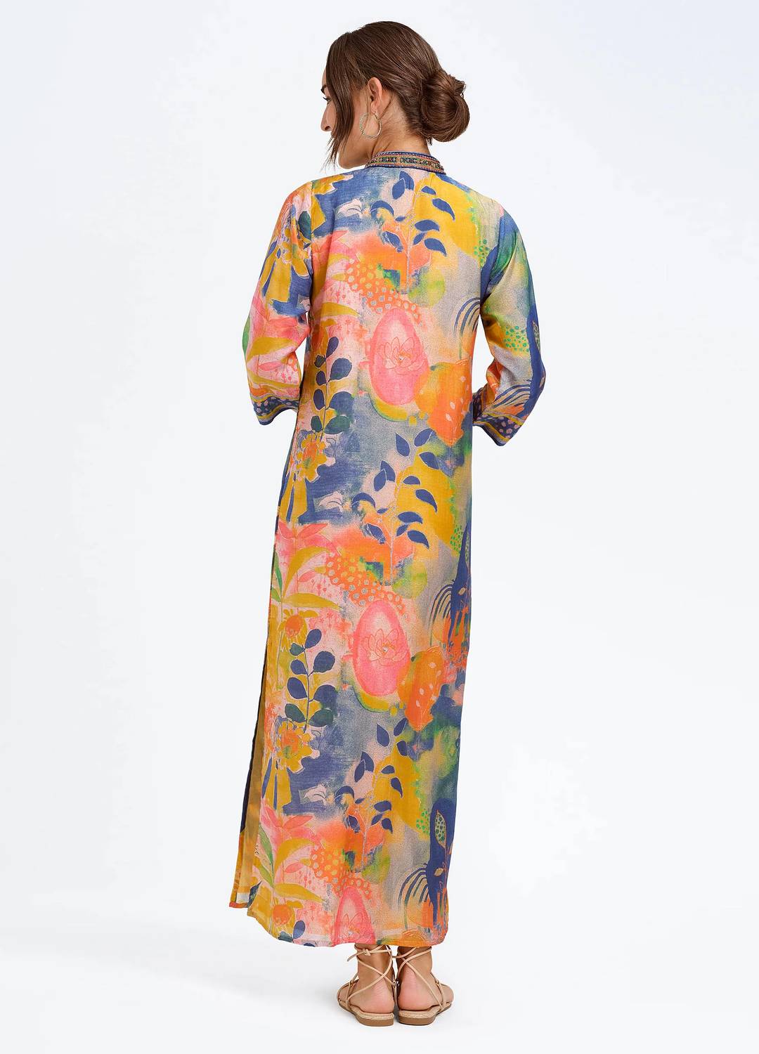Bella Tu - Elise 3/4 Sleeve Caftan Dress
