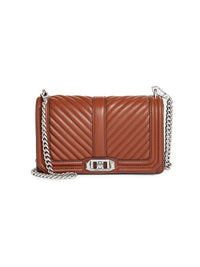 Chevron Quilted Jumbo Love Crosbody Small