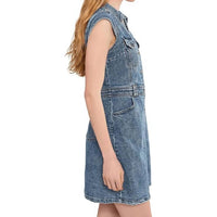 Kut From The Kloth - Ruth Denim Front Dress With Flared Sleeve