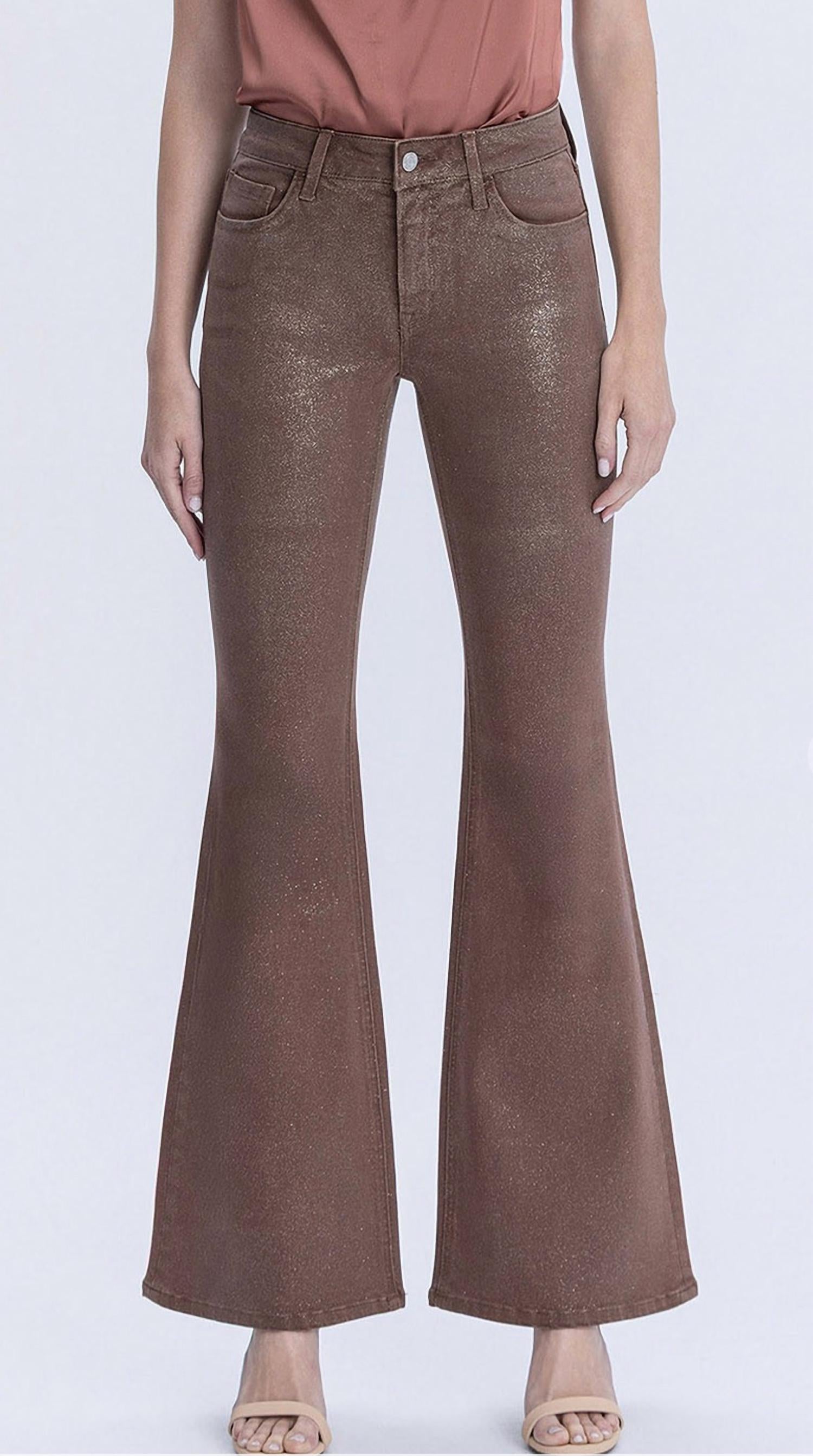 Vervet By Flying Monkey - Alison Mid-rise Glitter Jean