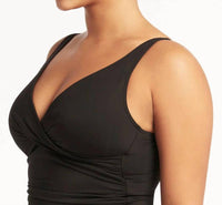Sea Level Australia - Cross Front Tankini Top