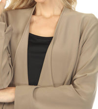 Joseph Ribkoff - Open Front Long Sleeve Blazer