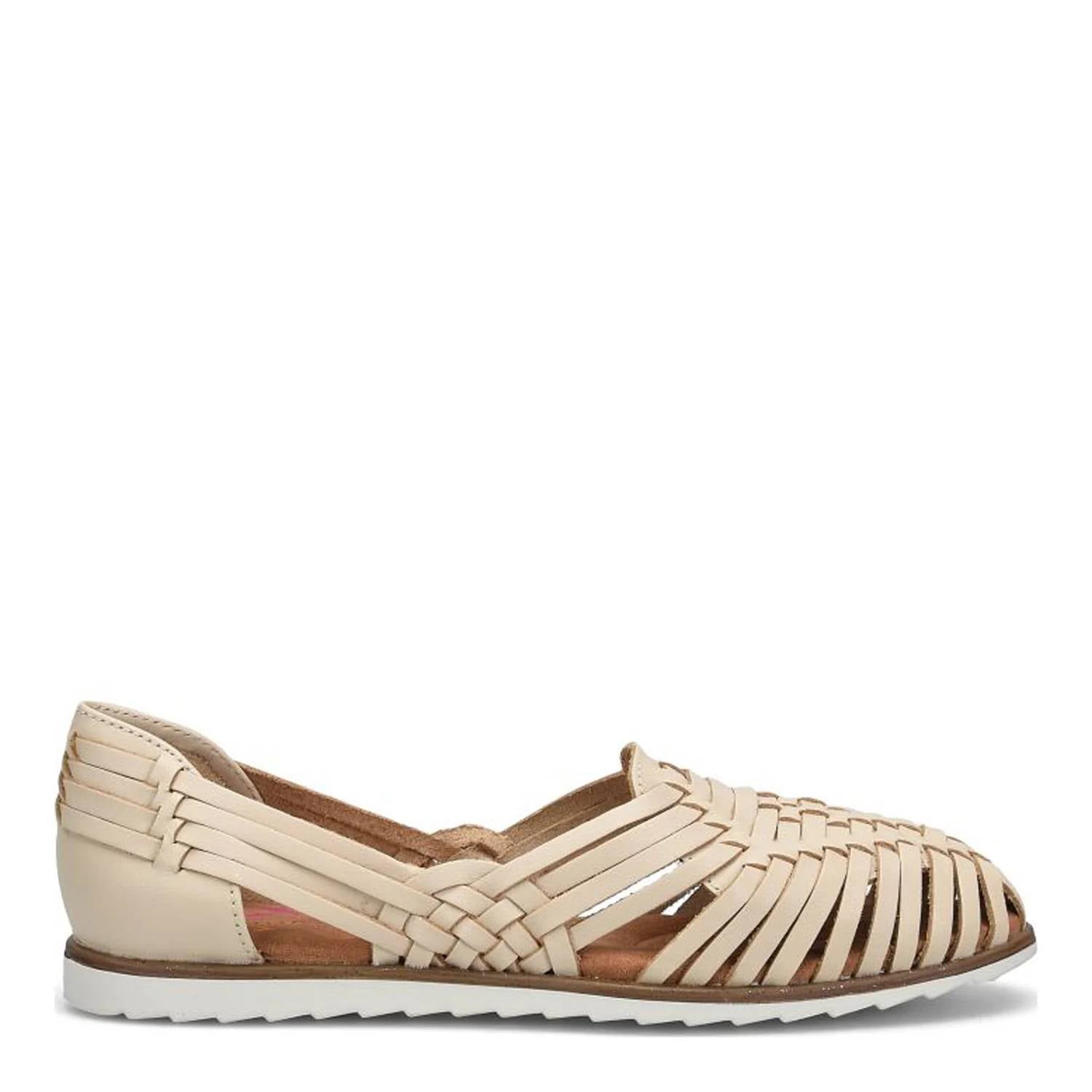 Comfortiva Women's Rainer Flats in cream ivory - women's flats - detail view