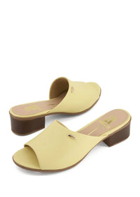 Andrea Women's Comfort Slip On Sandal in yellow - women's sandal - view 4