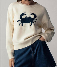 Urban Daizy - Crab Pullover Sweater