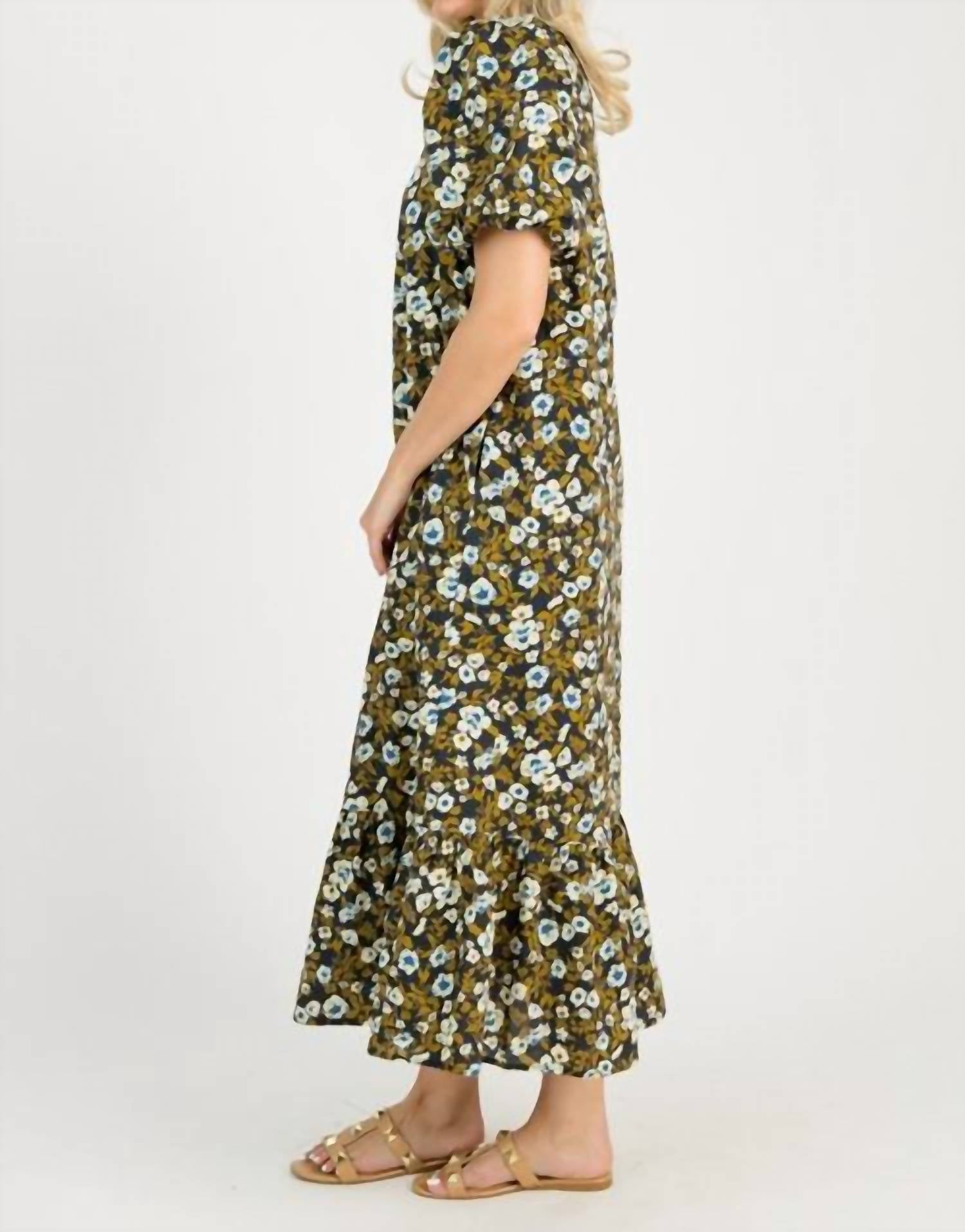 Entro - Autumn Bouquet Midi Dress