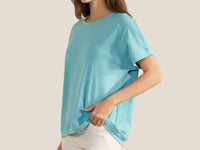 Yelete - Everyday Soft Ribbed Loose Fit Top