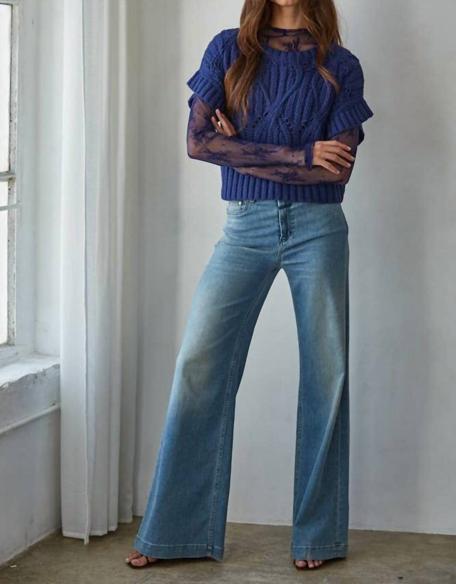 By Together - Crochet Round Sweater
