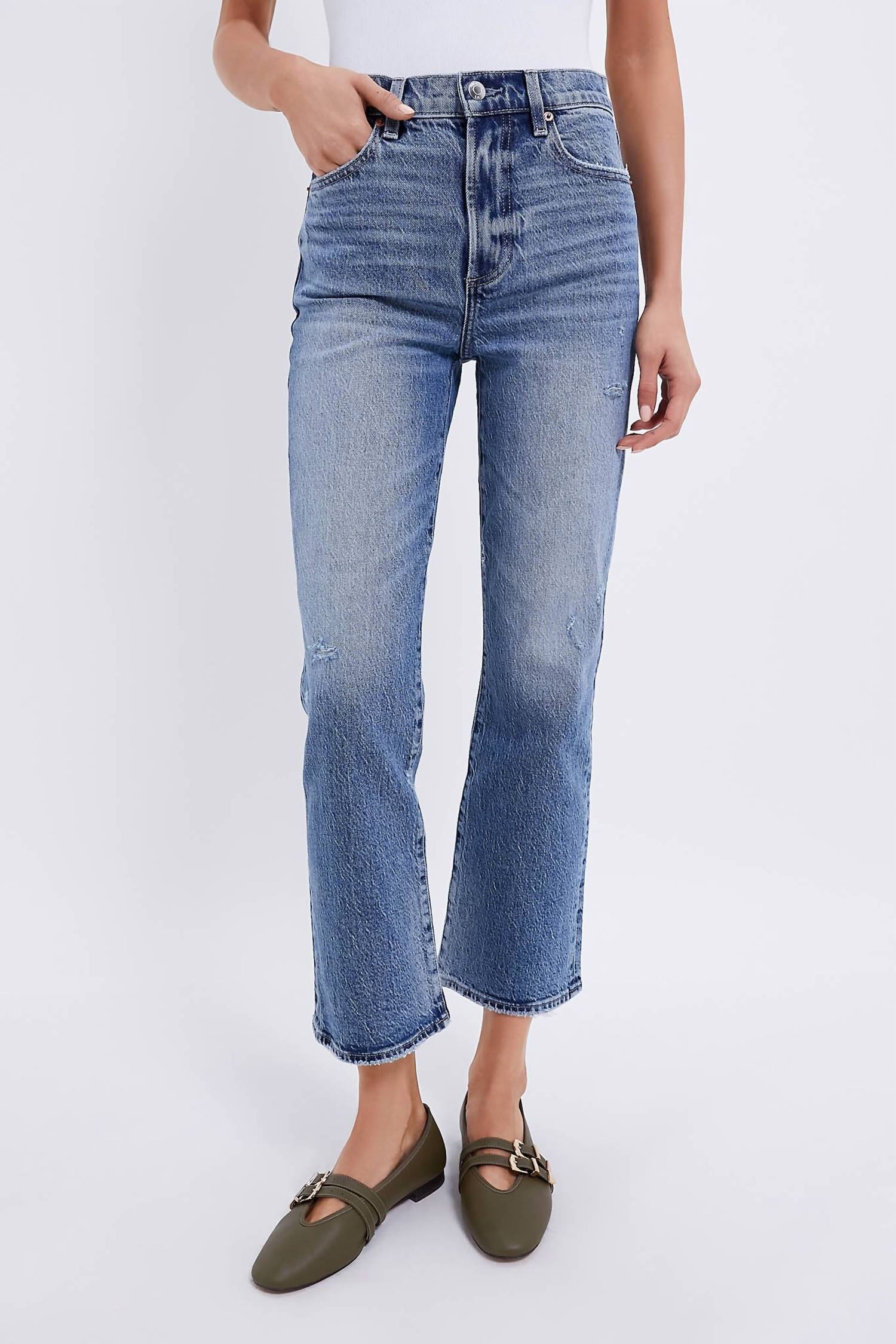 Pistola - Ally High Rise Ankle Boot Jean