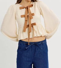Idem Ditto - Camilla Bow Front Blouse