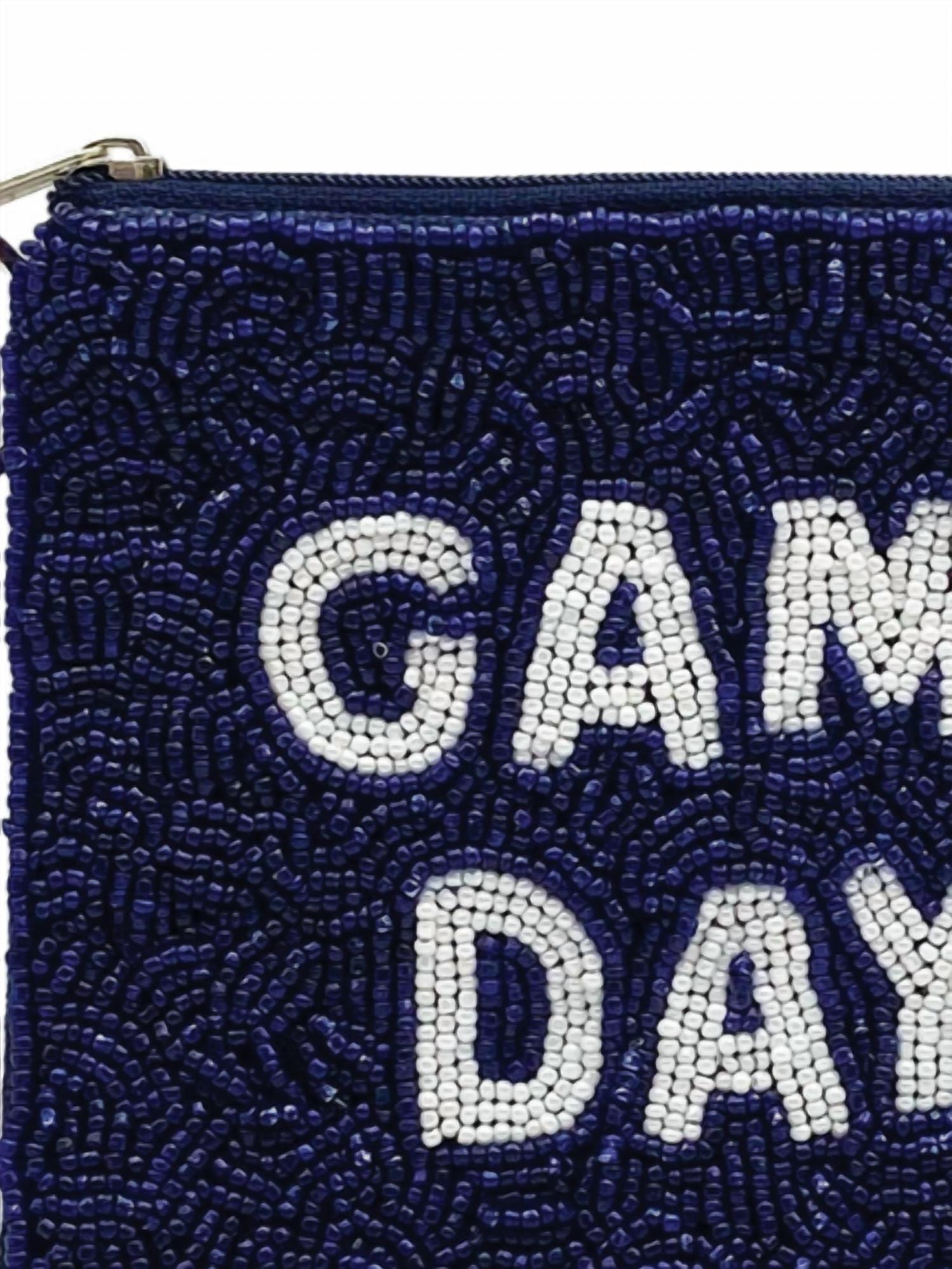 La Chic Designs - Women's Game Day Beaded Coin Pouch