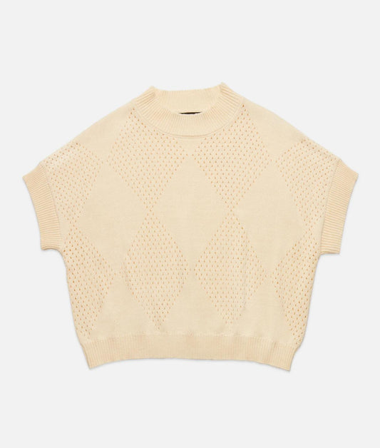 Deluc - Women's Nora Pointelle Knit Vest