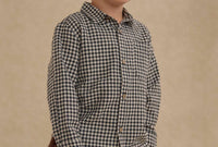 Rylee + Cru - Boys Collared Long Sleeve Shirt