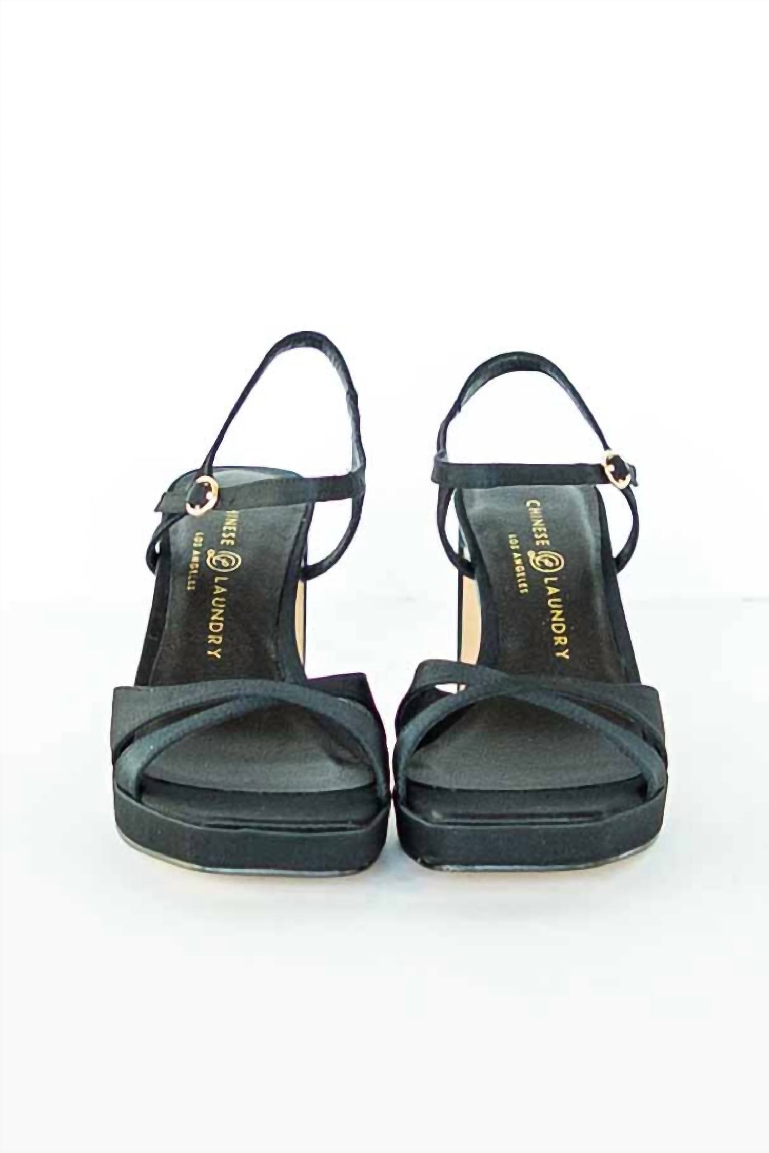 Chinese Laundry - Women's Gracie Satin Platform Heels