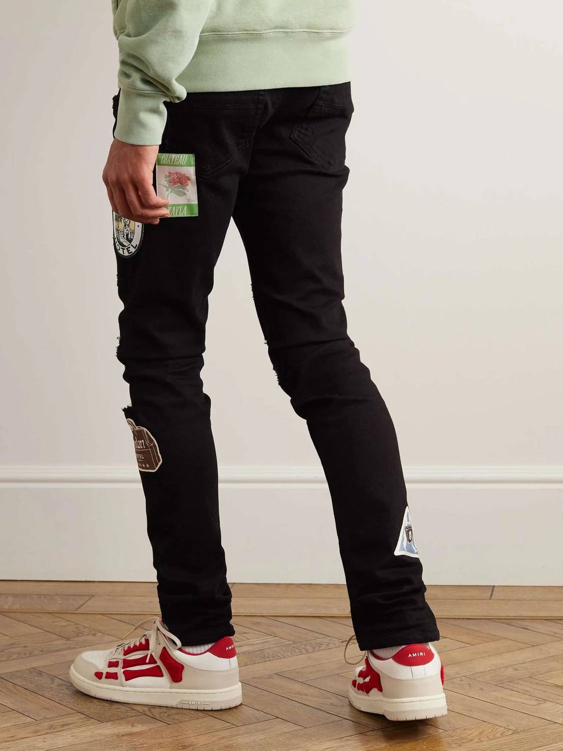 Amiri - Travel Patch Repair Jeans