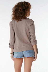 Bobi - Drape Front Blazer