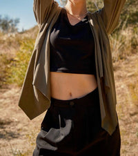 And The Why - Wide Awake Sueded Moto Jacket