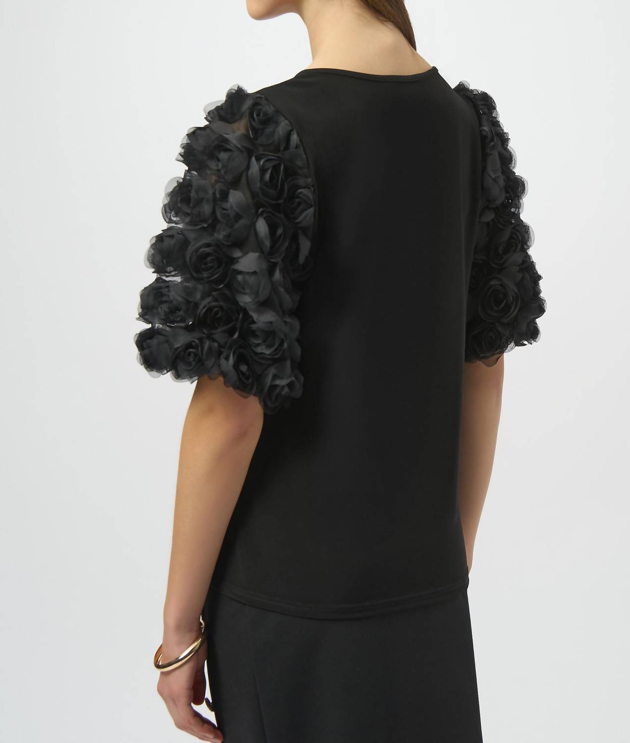 Joseph Ribkoff - Floral Puff Sleeve Top