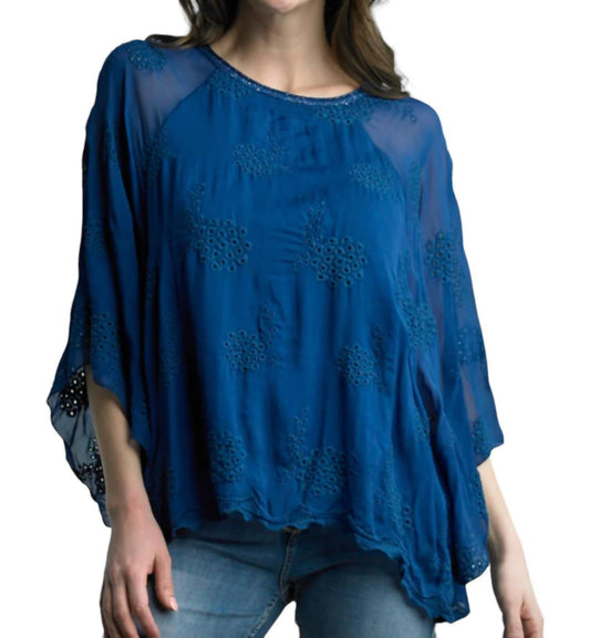 Tempo Paris - Silk Embroidered Top