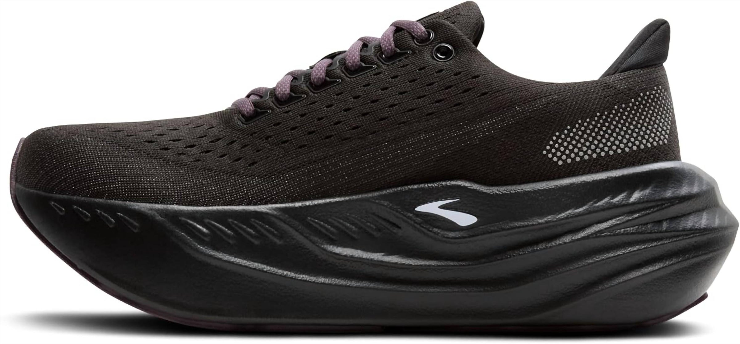 BROOKS Women's Glycerin Max Running Shoes in black orchid ice grey - women's shoe