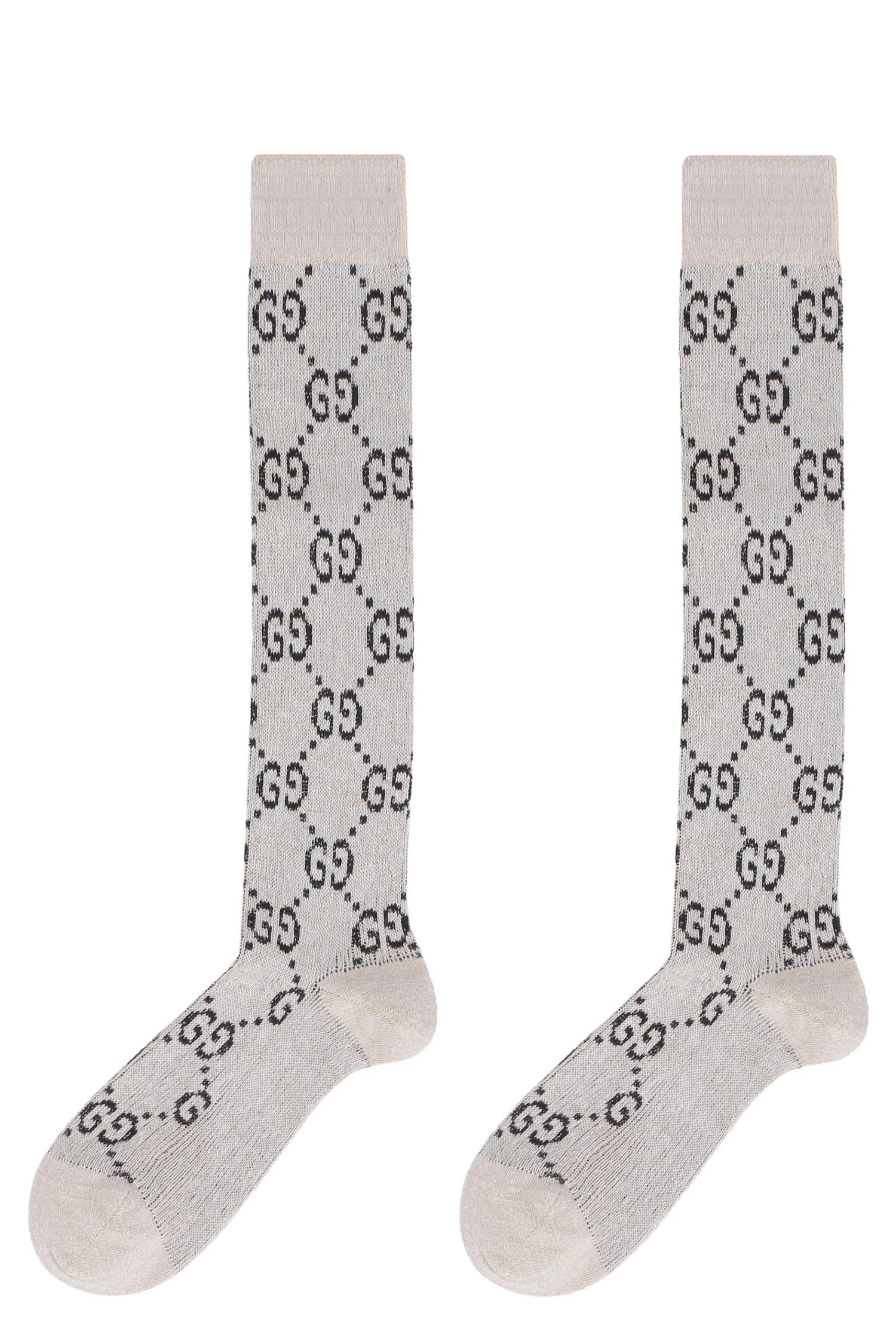 Gucci - Women's Iconic Logo Intarsia Socks
