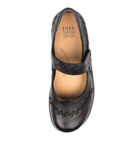 Ziera Women's Gummibear M Mary Jane in black leather - women's flats - view 4
