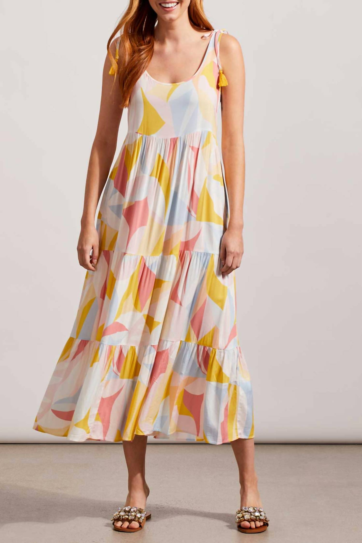 Tribal - Tiered Maxi Dress