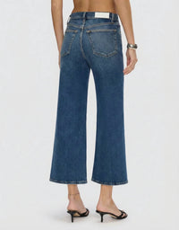 Re/Done - Women's High Rise Wide Leg Crop Jean