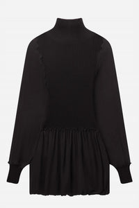 Frame - Sheer Sleeve Dress