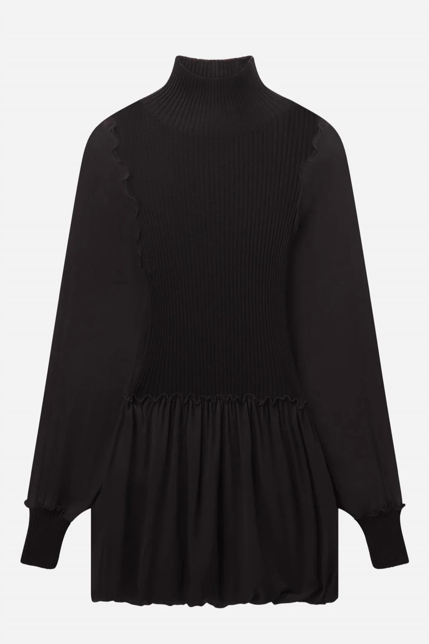 Frame - Sheer Sleeve Dress