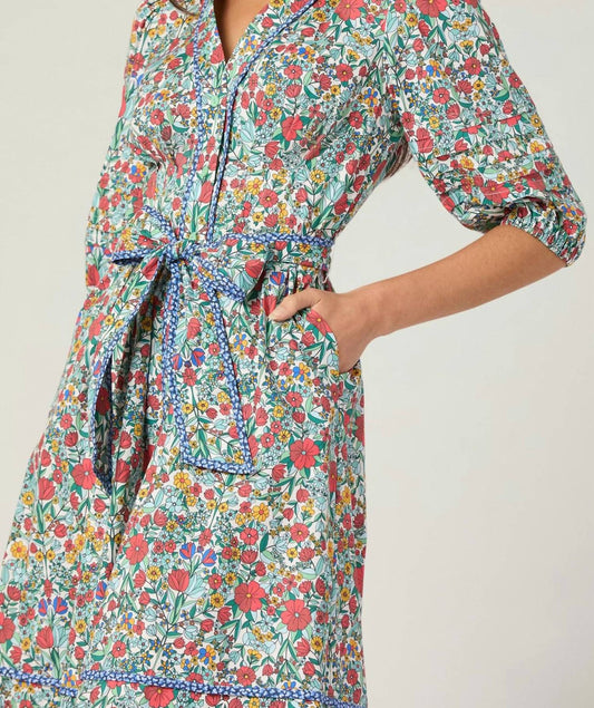 Shoshanna - Highland Floral Midi Dress