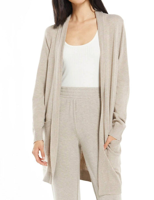 Relaxed Jersey Cardigan