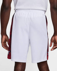 NIKE Limited Home Basketball Shorts in white red black - men's shorts - detail view