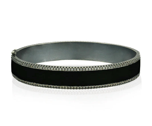 Bzk - Women's Bev Enamel Bangle