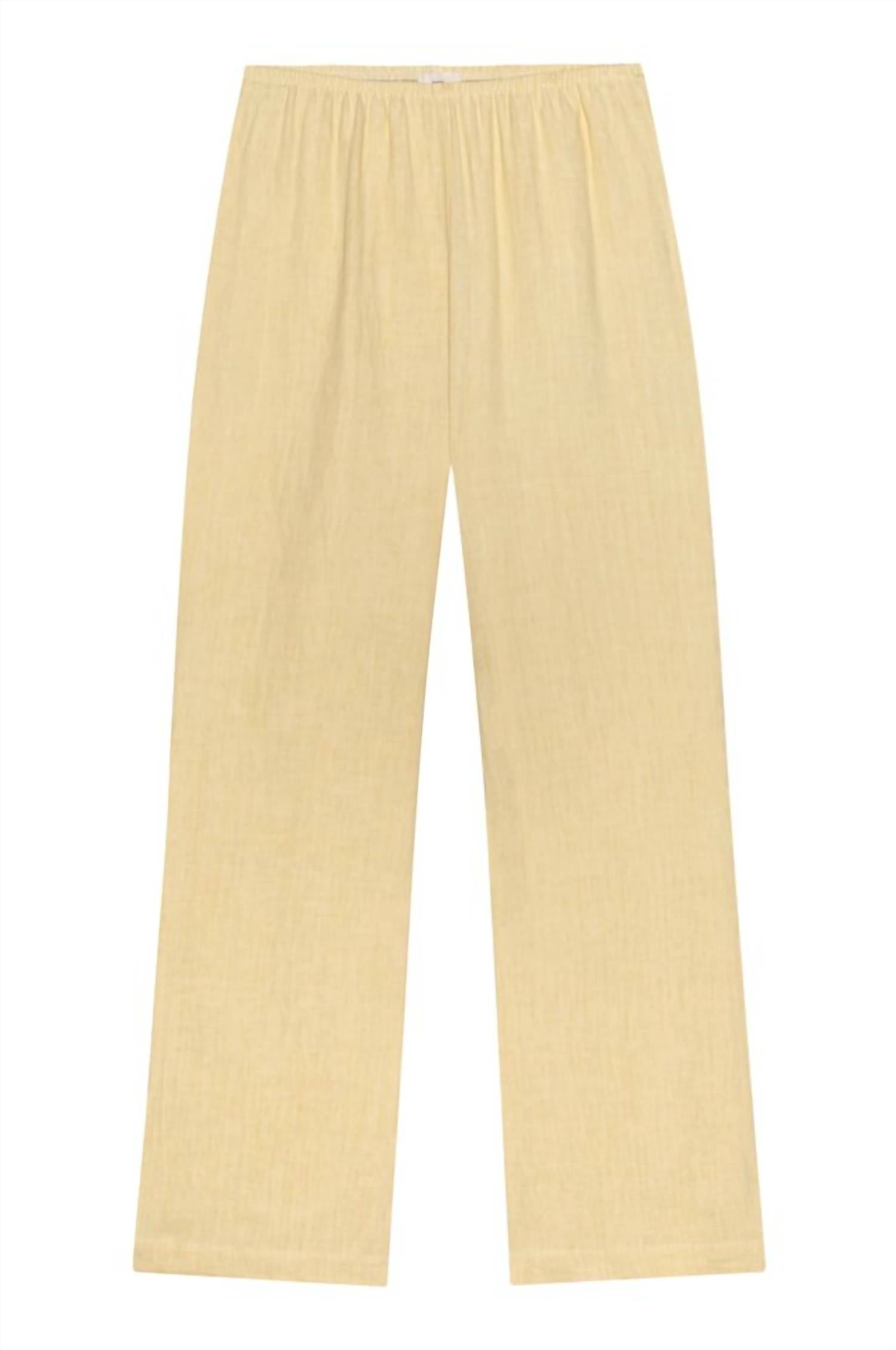 Donni. - Linen Simple Pant