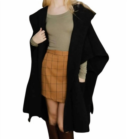 Leto - Ruana Hooded Cardigan