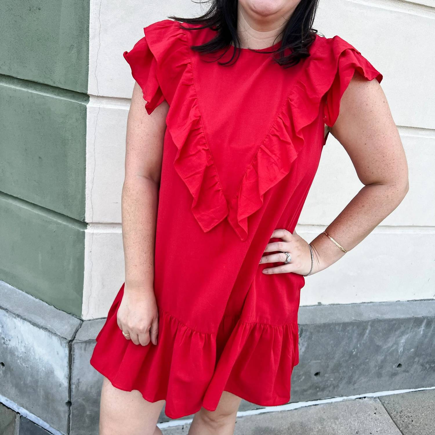 Pinch - Ruffle Detail Mini Dress