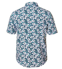 Nicoby - Men's Fiji Lilly Stretch Button Down Knit Style Shirt