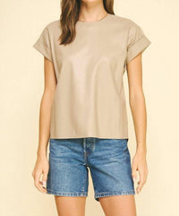 Pinch - Pleater Cap Sleeve Top