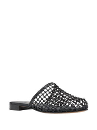 Salvatore Ferragamo - Women's Woven-design Leather Mules