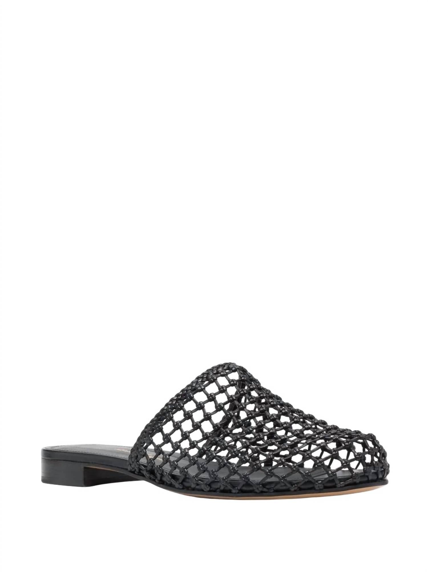 Salvatore Ferragamo - Women's Woven-design Leather Mules