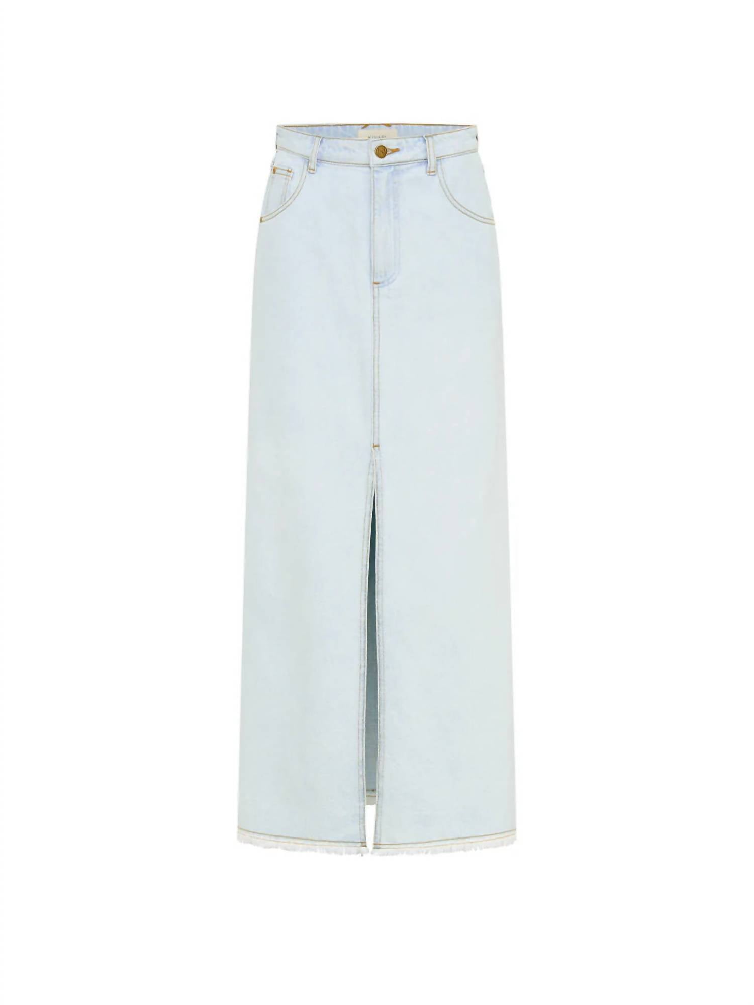 KIVARI Zoya Skirt in pale indigo - women's skirt - view 6