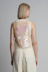 Eleven Six - Cora Sequin Sweater-tank Top
