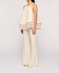 Clea - Bibi Fringe Hem Top
