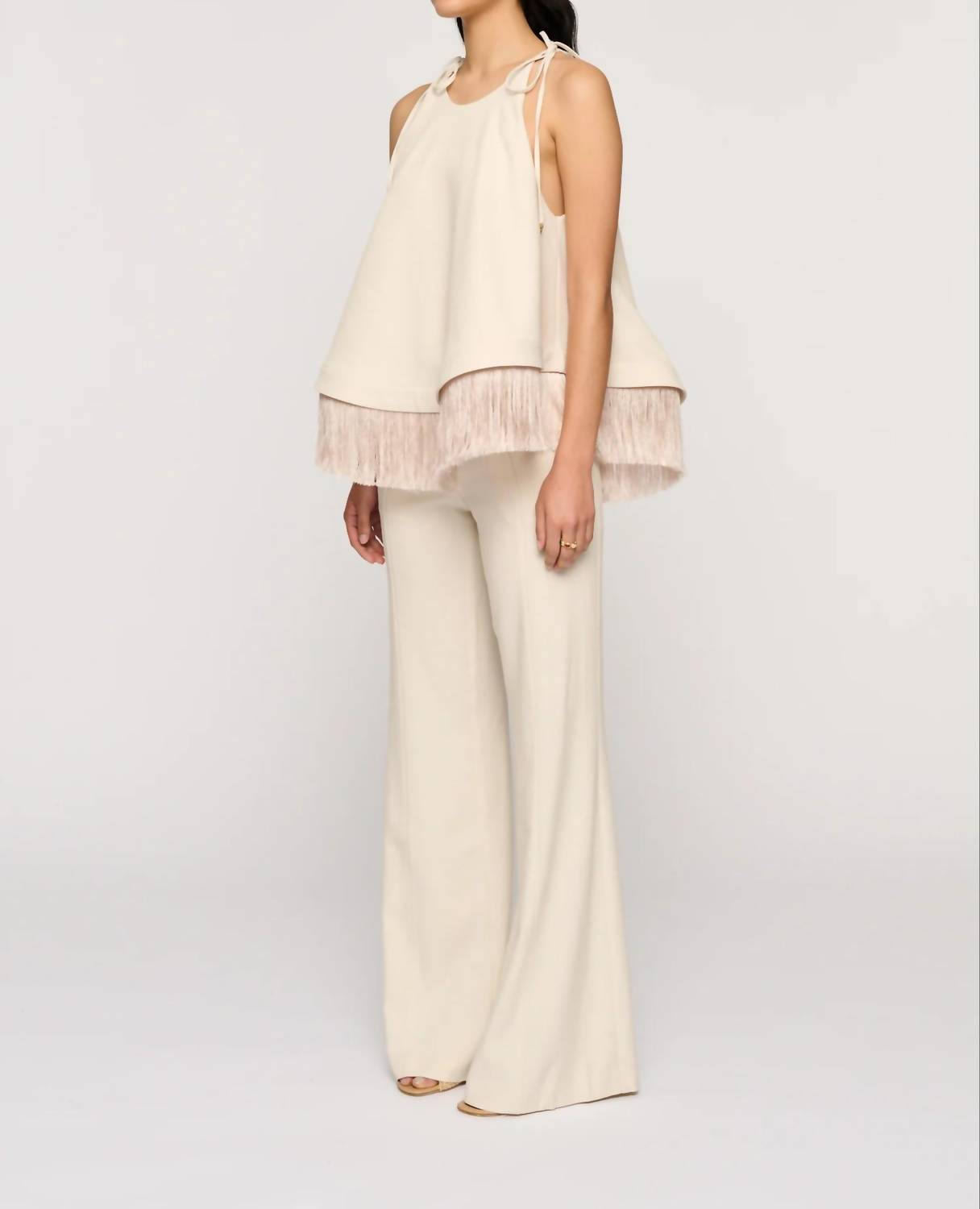 Clea - Bibi Fringe Hem Top